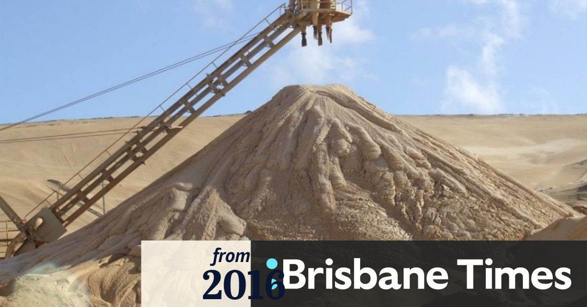 North Stradbroke Island sand mining to